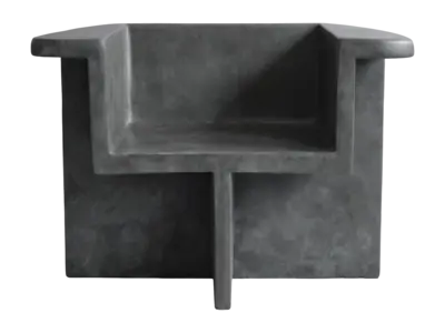 101 Copenhagen Brutus Lounge Chair Dark Grey