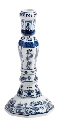 &k amsterdam Delftware Kandelaar