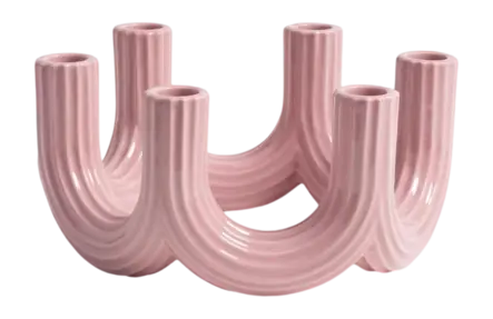 &k amsterdam Churros Kandelaar - Pink