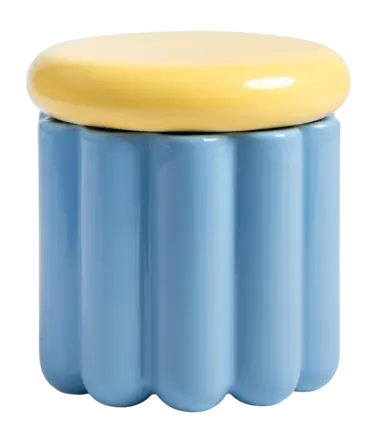 &k amsterdam Charlo Voorraadpot - Blue