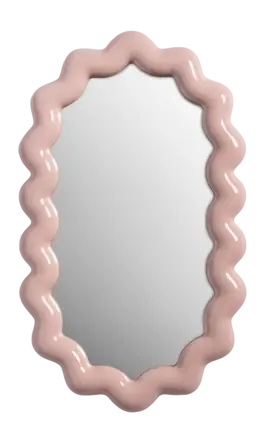 &k amsterdam Zigzag Spiegel - Blush