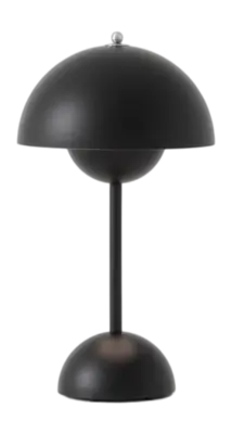 &Tradition Flowerpot Draagbare Lamp Matt Black VP9