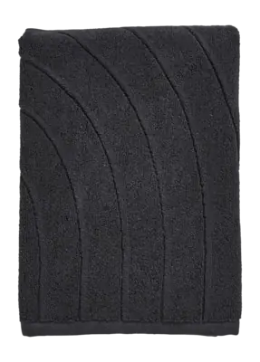 Zone Denmark Time Badlaken Black 70 x 140 cm