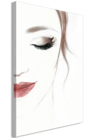 Schilderij - Delicate Beauty (1 Part) Vertical