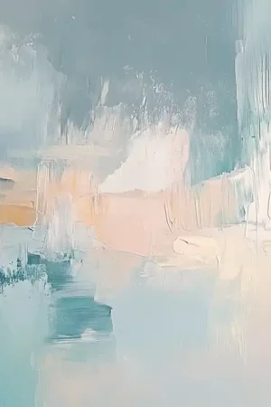 Zachte Pastel Zeezicht